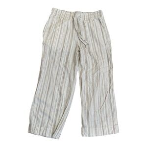 Sonoma Women’s Cream Striped Joggers
